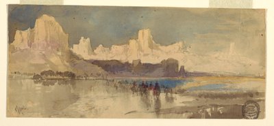 Canyon of the Rio Virgin, South Utah, 1873 by Thomas Moran